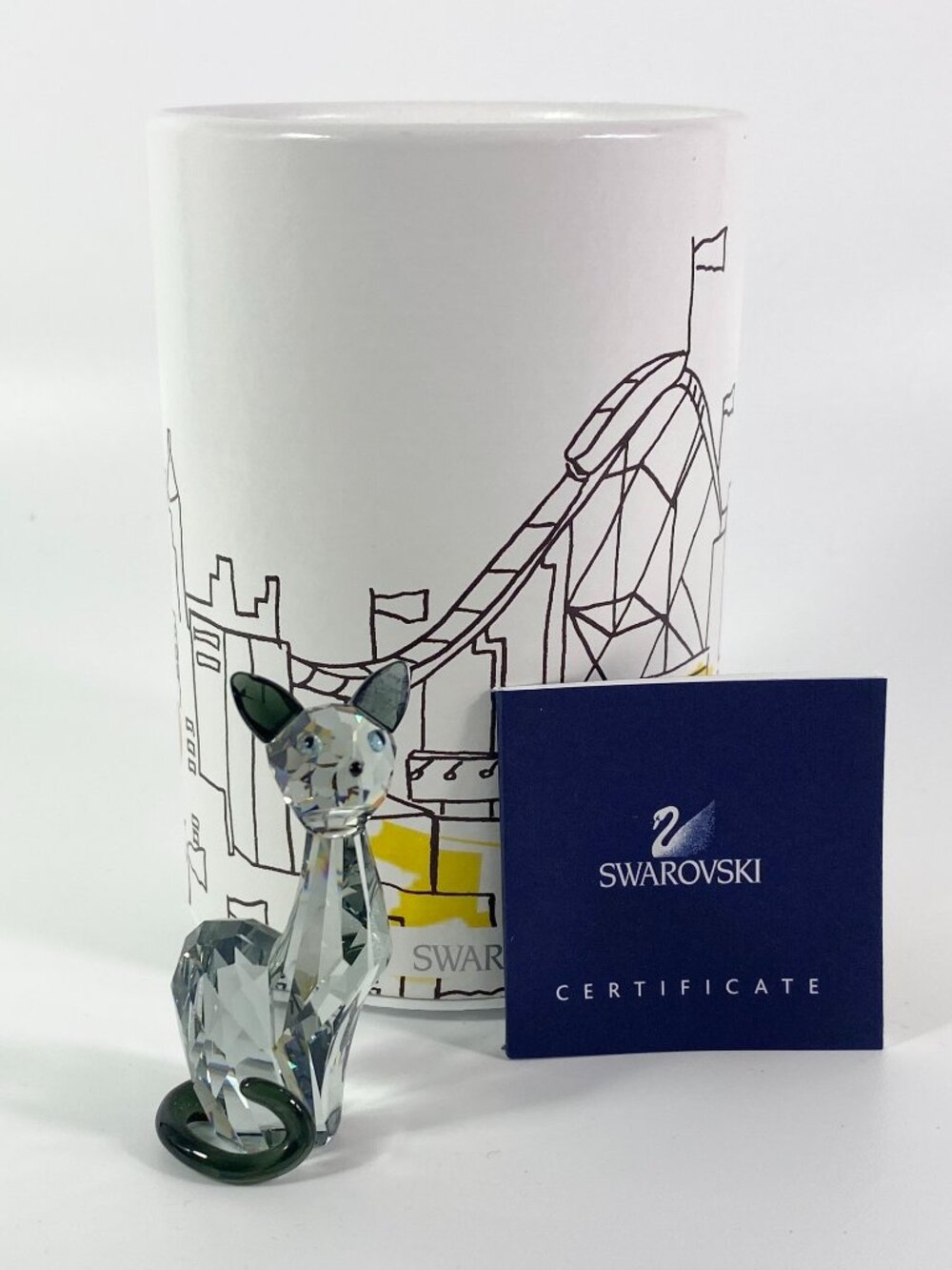 Swarovski Lovlots Ines The Siamese House Of Cats Crystal Figurine
